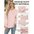 thumbnail image 2 of Sudadera AURUZA de manga larga y cuello redondo para mujer rosa talla XL, 2 of 6