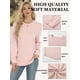 thumbnail image 2 of Sudadera AURUZA para Mujer Manga Larga Cuello Redondo Rosa Talla L, 2 of 6