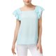 thumbnail image 1 of Blusa de Manga larga maison Jules con fruncido para mujer azul XX-Large, 1 of 4