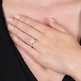 thumbnail image 2 of 14K Rose Gold 1 cttw. Certified Diamonds Pear-cut Halo Engagement Ring by Hollywood Hills Jewelers, 2 of 7