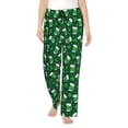 thumbnail image 1 of Balery Happy St. Patrick's Day Pantalones de pijama para mujer, pijamas ultraligeros, pantalones de estar por casa-3X-Large, 1 of 6
