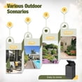 thumbnail image 6 of 33 Gallon Outdoor Trash Can with Tiered Lid, Waterproof Resin Waste Bin for Patio, Pool, Backyard, 6 of 7