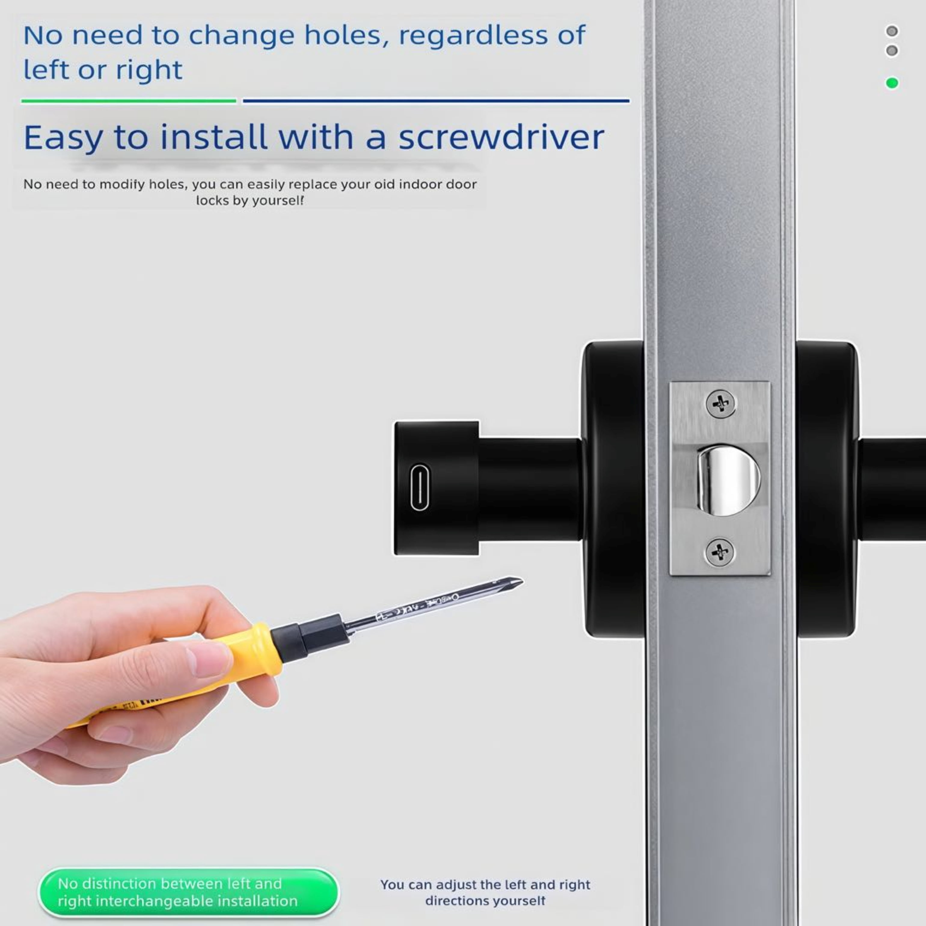 KLAVRLOX - The Smart Door Lock with Fingerprint, Code Entry, Physical Key, & App Control
