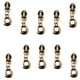 thumbnail image 5 of 10 piezas con cabeza de cremallera, deslizadores de cremallera, tirador de cremallera, kit de reparación de repuesto para cremallera de nailon, herram Oro Macarena Tirador de la cremallera, 5 of 6