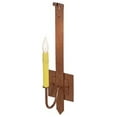 thumbnail image 3 of Meyda Tiffany 154095 Primitive 20" Tall Wall Sconce - Rust, 3 of 6