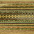 thumbnail image 1 of Ahgly Company Indoor Square Abstract Orange Gold Oriental Area Rugs, 5' Square, 1 of 6
