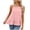 Pink, variant on Spring Summer Tops for Women Casual Vacation Party Bandeau Lace Strapless Sleeveless Blouse, Black M