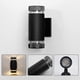 thumbnail image 2 of Aplique de pared ovalado moderno LED para exteriores XCF luz hacia arriba y hacia abajo, 2 of 4
