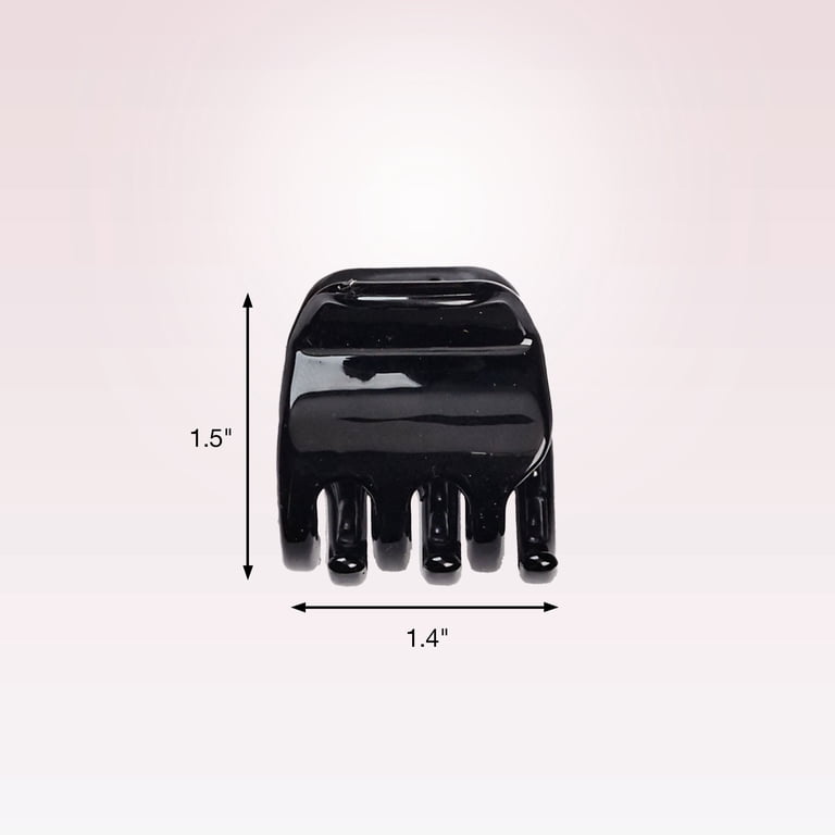 Multicolor Claw Clips, Tortoiseshell, 6-Pack photo 3