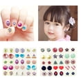 thumbnail image 2 of 240 Piece Sticker Earrings 3D Gems Sticker Girls Sticker Earrings Self-Adhesive Glitter Craft Crystal Stickers, 2 of 3