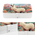 thumbnail image 4 of Alpaca Portable PU Leather Earring Organizer with Removable Compartment and Necklace Holder – Jewelry Stand Included, 4 of 6
