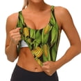 thumbnail image 3 of Fotbe Corn 2 Sujetador Deportivo Largo sin Aros para Mujer con Almohadillas y Soporte Medio, Transpirable y Absorbente, Camiseta Tipo Chaleco o Tank Top-Small, 3 of 8