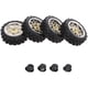 thumbnail image 4 of 4pcs 12mm Hex Hub Goma Llantas Llantas Neumáticos para 1/10 Axial Redcat RC Off-Road Car Tmvgtek libre de BPA, 4 of 9