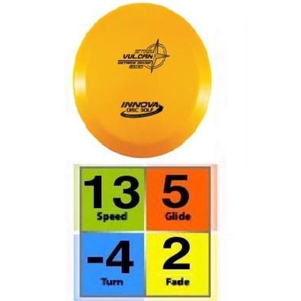 Vulcan Star Plastic Disc Golf, Official PGA approve Disc Golf Disc By