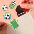 thumbnail image 5 of 10 piezas de marcadores magnéticos, fútbol, fútbol infantil, regalos de fiesta, pequeños obsequios para niños, estudiantes, amigos, fanáticos del fútbol, amantes, páginas magnéticas,, 5 of 5