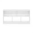 thumbnail image 4 of Furinno Daly 5-Cube Horizontal 2 Tier Bookcase, Bookshelf, Storage Organizer, 47 Width, White, 4 of 6