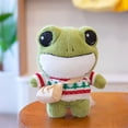 thumbnail image 4 of Juguetes De Peluche De Rana Lindo Muñeco De Peluche De Juguete Animal De Dibujos Animados Juguete Para Regalo Para Niños Niñas Amigos 11,8 Pulgadas sonducket FN006825-01, 4 of 5