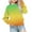 Yellow, variant on Babcutegg Sweatshirts for Kid Girls Fleece Lined Regular Fit Crew Neck Girls Fall and Winter Clothes Green Size 9