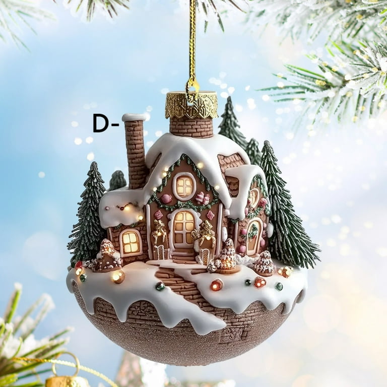 Nmdmisc 4Pcs Coffee Cup Ornaments for Christmas Tree | Christmas