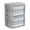 Light Gray-15.7x 11.8x 11.7 Inch, variant on Storage Chest Boxes Lvory White 15.7x 11.8x 9.8Inch 2 Pack Foldable Linen Fabric Organizer