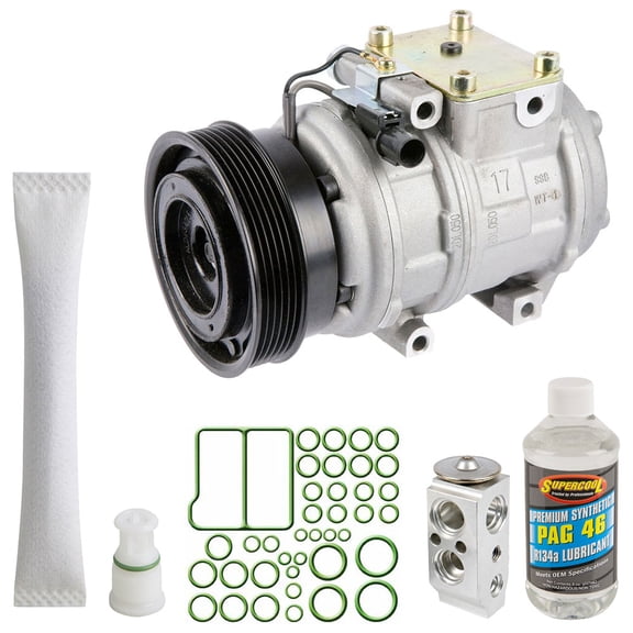 For Kia Rondo 2008 2009 2010 2011 AC Compressor w/ A/C Repair Kit - BuyAutoParts