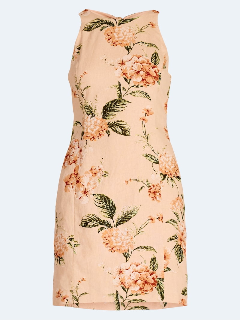 Scoop Women's and Women's Plus Tie Back Mini Dress, Sizes 0-26W -  Walmart.com