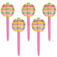 thumbnail image 1 of 5 Pcs Rainbow Fidget Ballpoint Pens, Decompression Multifunction Writing Tools, Colorful Desk Toys for Office, Novelty Gifts for Kids, Children & Students (Pink Rainbow 5 - Pack), 1 of 8