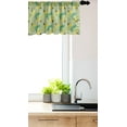 thumbnail image 3 of Ambesonne Autumn Valance Pack of 2, Assortment of Fall Leaves, 54"X12", Pale Green Multicolor, 3 of 4