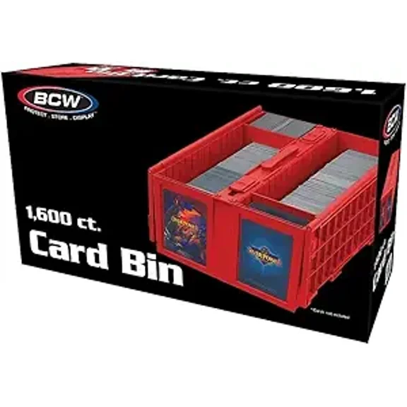 Collectible Card Bin - 1600 - Red