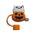 thumbnail image 1 of 10mm3D Halloween Straw Cover Silicone Straw Cover 10mm 0.4in Dust-Proof Reusable Straw Tips Lids, 1 of 2