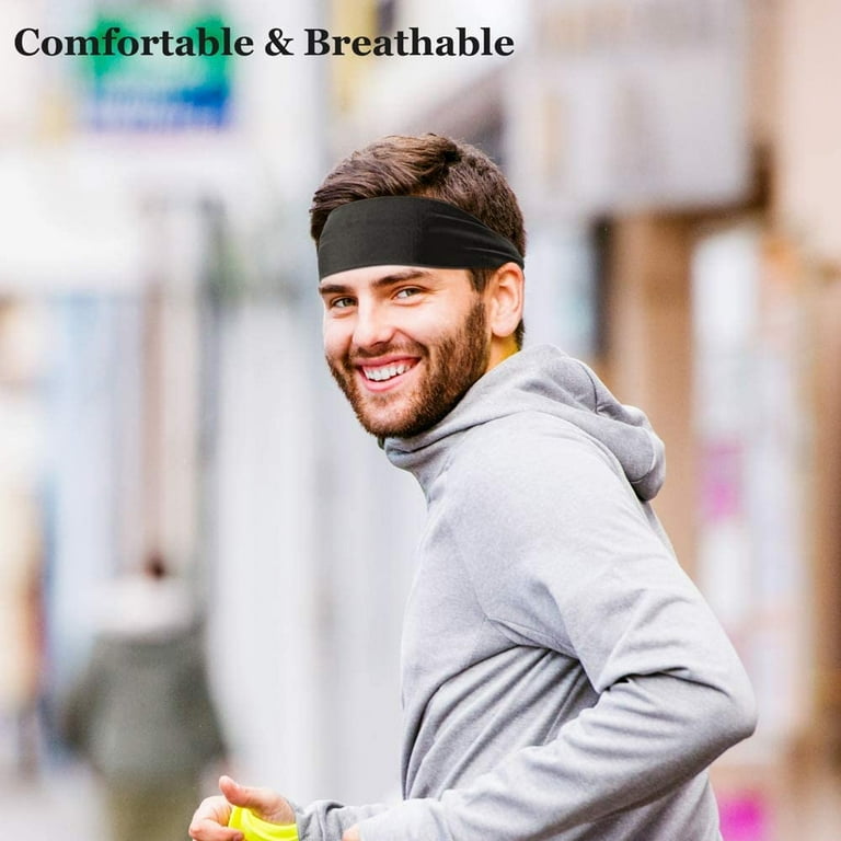 Men's sports headband sweat band sports elastic moisture