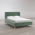 thumbnail image 4 of Max & Finn Ambrosia Kids' Full Upholstered Bed, Teal Velvet, 4 of 18