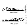 thumbnail image 2 of 1 Pair 77.4'' Mountain Tree Forest Vinyl Decals for Car Body Door Side Auto Mountains Graphic Stickers Decoration for SUV Off-Road Vehicles Universal Stickers Accessories (B-Black-Large), 2 of 25