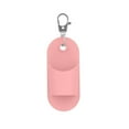 thumbnail image 1 of Silicone Lipstick Keychain Holder Bright Colors Lipstick Holder Bag Charm Keyring Easy Bag Attachment, 1 of 8