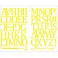 thumbnail image 4 of SEI 1.5 inch Camdon Iron-on Heat Transfer Smooth Poly Letters, Yellow, 4 of 4