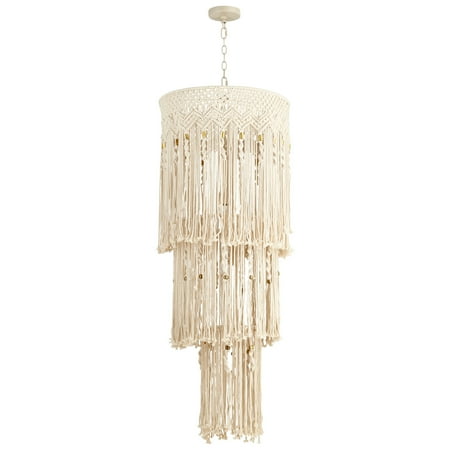 

Cyan Design 10608 Luminico 21 Wide Rope Single Pendant - Unbleached Cotton