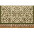 thumbnail image 7 of Casavani - 6'x6' Green Block Printed Cotton Square Area Rugs for Living Room Outdoor Patio Rugs, 7 of 7