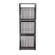 thumbnail image 1 of Cesta de almacenamiento colgante de alambre para colgar cebollas, para montar en la pared, de hierro, para almacenar alimentos, estilo rústico, cesta 3 cuadrícula, 1 of 8