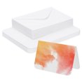 thumbnail image 1 of Uxcell 30 Sets Watercolor Cards Rounded Corners with Envelopes 5x7 Inch Foldable Size, 1 of 7