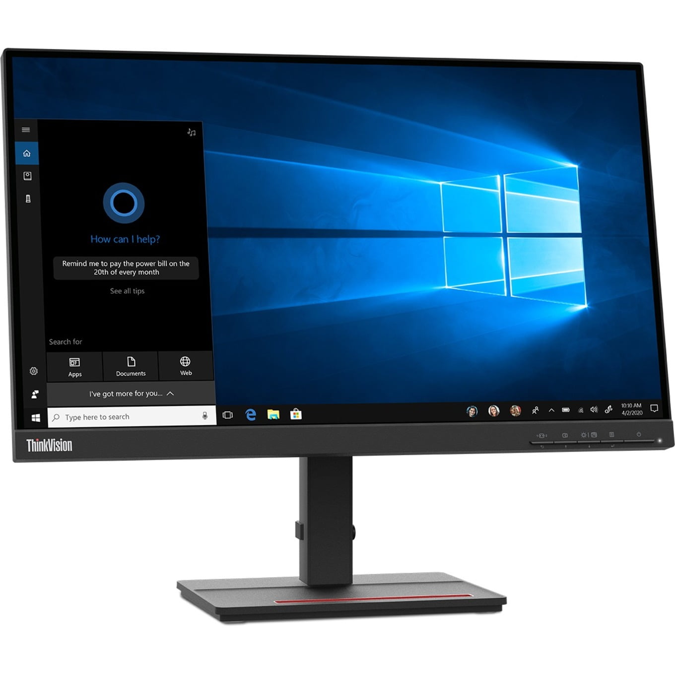 Lenovo ThinkVision S24e-20 - 23.8 inch FHD Computer Display with
