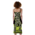 thumbnail image 2 of Halloween Mummy Print Slim Fit Midi Cami Dress, Halloween Decorative Fashion Summer Maxi Sexy Casual Dress For Women, 2 of 4