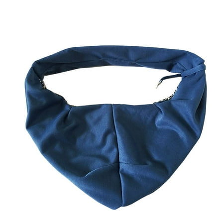 Pet Carrier Bag for Cats and Dogs  Outdoor Travel Dog Shoulder Bag  Single Comfort Sling Handbag  Tote Pouch (Blue)
