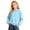 Light Blue, variant on SUXIAN Hoodie Girls Graphic Print Long Sleeve Pullover Casual Jacket with Pocket Kids Girls Hoodie 11-12 Years