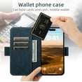 thumbnail image 2 of Wallet Case for iPhone 15 Pro Max with Card Holder for Men Women, Compatible with MagSafe Wireless Charging  Leather Flip Folio Cover Case Wallet for iPhone 15 Pro Max Blue, 2 of 12