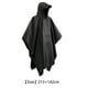 thumbnail image 1 of 3 en 1 Mujeres Hombres Chubasquero con capucha Turismo Camping Rain Cover Poncho (Negro) Likrtyny  Para estrenar, 1 of 9