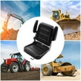 thumbnail image 3 of Ergonomic Universal Tractor Seat with Adjustable Backrest and Armrests, Comfortable PVC, Suitable for Forklifts, Tractors, and Other Heavy Machinery, 3 of 11
