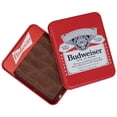 thumbnail image 4 of Budweiser Portefeuille Bifold Marron AOP Bowtie Deboss avec Fenêtre d'Identification, 4 of 5