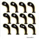 thumbnail image 2 of Eigraketly Paquete de 12 fundas de cabeza de golf de amplia compatibilidad, fundas de malla de calle, fundas de tela para regalo, accesorios para Putter, Golf Amarillo Eigraketly OD001000-03, 2 of 6