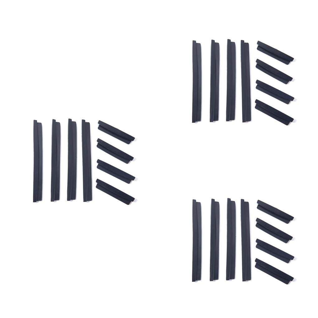 24pcs Car Door Edge Guards Set Auto Slim Bumper Strip Kit Trim Molding