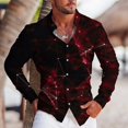 thumbnail image 1 of Nuevas camisas de manga larga de moda para hombres, camisas casuales con estampado de rayas claras, blusas de manga larga con botones para hombres, ropa de alta calidad para hombres, 1 of 6
